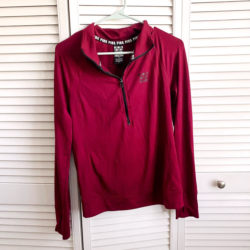 Pink Workout Pullover Jacket